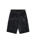 Shinzo Brand Sagyōgi Black Washed Phat Cut Denim Shorts