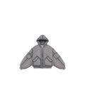 A Shinzo Brand Ishigaki Grey A1 Bomber Puffer Jacket