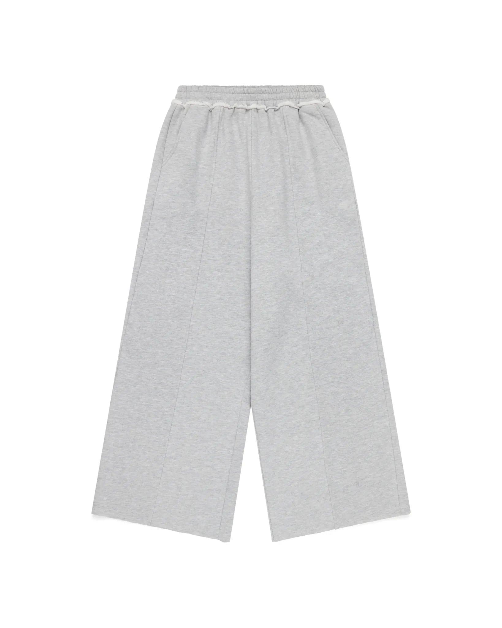 Shinzo Brand Nichijō Wide Leg Light Grey Cotton Sweatpants
