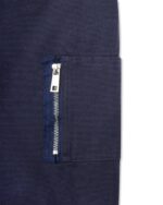 Shinzo Brand Shige 15oz Navy Canvas Clasp Bomber Jacket