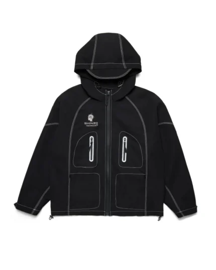 Shinzo Brand Takayama 3L Technical Waterproof Jacket Black