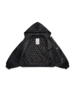 shinzo brand Shige 15oz Washed Black Canvas Clasp Bomber Jacket