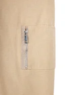 Shinzo Brand Shige 15oz Khaki Canvas Clasp Bomber Jacket