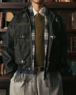 Shinzo Brand Okayama 15oz Blue Raw Japanese Denim Clasp Jacket